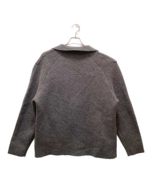 ZARA（ザラ）ZARA (ザラ) Stefano Pilati ウールニットブレザー ブラック サイズ:XLの古着・服飾アイテム
