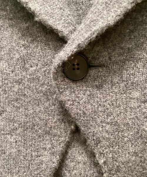 ZARA（ザラ）ZARA (ザラ) Stefano Pilati ウールニットブレザー ブラック サイズ:XLの古着・服飾アイテム
