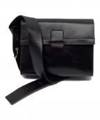 ZARAザラ）の古着「リアルレザーウエストバッグ」｜ブラウン