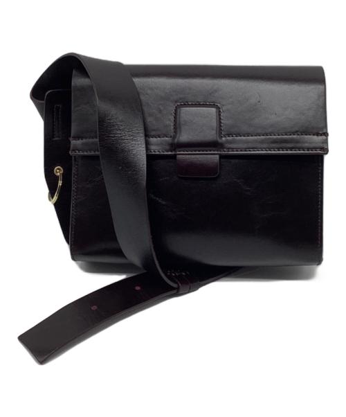 ZARA（ザラ）ZARA (ザラ) リアルレザーウエストバッグ ブラウンの古着・服飾アイテム