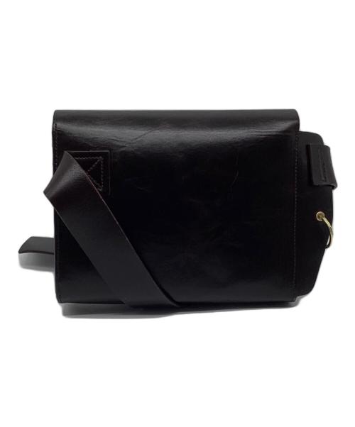 ZARA（ザラ）ZARA (ザラ) リアルレザーウエストバッグ ブラウンの古着・服飾アイテム