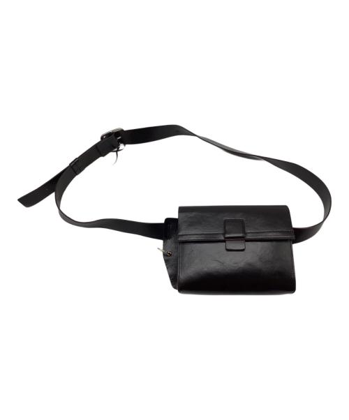 ZARA（ザラ）ZARA (ザラ) リアルレザーウエストバッグ ブラウンの古着・服飾アイテム