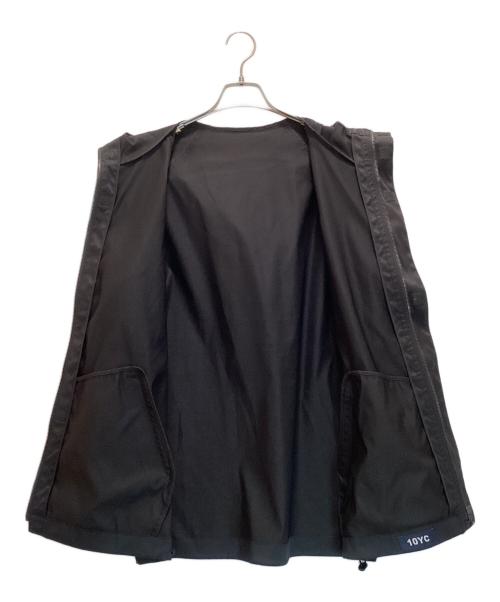 10YC（テンワイシー）10YC (テンワイシー) フーデッドジャケット ブラック サイズ:XLの古着・服飾アイテム