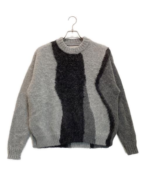 MARKAWARE（マーカウェア）MARKAWARE (マーカウェア) STRATUM JUMPER FINE ALPACA / ストラタム ジャンパー ファイン アルパカ ニット グレー サイズ:1の古着・服飾アイテム