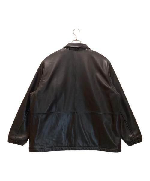 BELL STAMP WEAR（ベルスタンプウェア）BELL STAMP WEAR (ベルスタンプウェア) カージャム レザーコーチジャケット ブラック サイズ:XLの古着・服飾アイテム