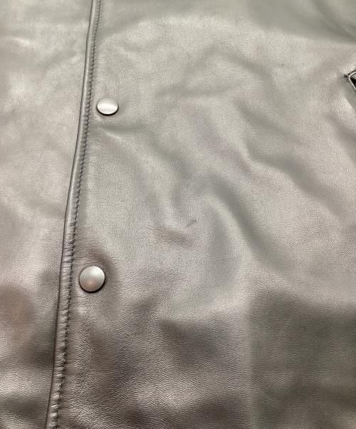 BELL STAMP WEAR（ベルスタンプウェア）BELL STAMP WEAR (ベルスタンプウェア) カージャム レザーコーチジャケット ブラック サイズ:XLの古着・服飾アイテム