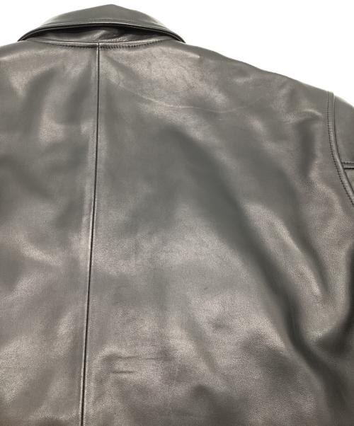 BELL STAMP WEAR（ベルスタンプウェア）BELL STAMP WEAR (ベルスタンプウェア) カージャム レザーコーチジャケット ブラック サイズ:XLの古着・服飾アイテム