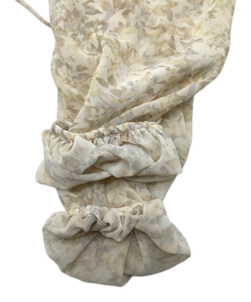 MERCURY DUO（マーキュリーデュオ）MERCURY DUO (マーキュリーデュオ) クロスストラップフラワーワンピース イエロー サイズ:Sの古着・服飾アイテム