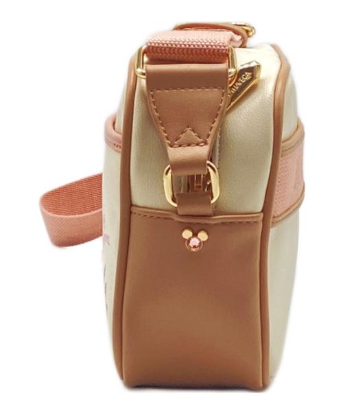 Samantha Vega（サマンサベガ）Samantha Vega (サマンサベガ) DISNEY (ディズニー) ロゴテープショルダーバッグ ベージュの古着・服飾アイテム