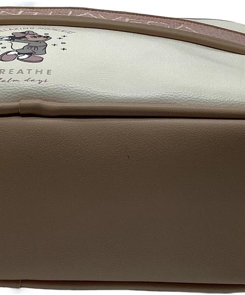 Samantha Vega（サマンサベガ）Samantha Vega (サマンサベガ) DISNEY (ディズニー) ロゴテープショルダーバッグ ベージュの古着・服飾アイテム