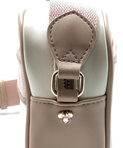 Samantha Vega（サマンサベガ）Samantha Vega (サマンサベガ) DISNEY (ディズニー) ロゴテープショルダーバッグ ベージュの古着・服飾アイテム