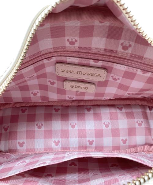 Samantha Vega（サマンサベガ）Samantha Vega (サマンサベガ) DISNEY (ディズニー) ロゴテープショルダーバッグ ベージュの古着・服飾アイテム