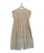 Spick and Spanスピックアンドスパン）の古着「ボイルピンタックワンピース」｜アイボリー