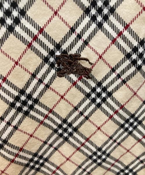 BURBERRY BLUE LABEL（バーバリーロンドンブルーレーベル）BURBERRY BLUE LABEL (バーバリーロンドンブルーレーベル) ノヴァチェックノースリーブカットソー ベージュ サイズ:38の古着・服飾アイテム