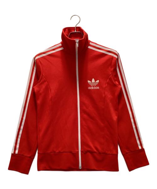 adidas（アディダス）adidas (アディダス) トラックジャケット 00S 万国旗タグ レッド サイズ:090の古着・服飾アイテム