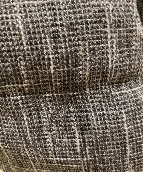 darich（ダーリッチ）Darich (ダーリッチ) レディミディツイードダウンコート グレー サイズ:Mの古着・服飾アイテム