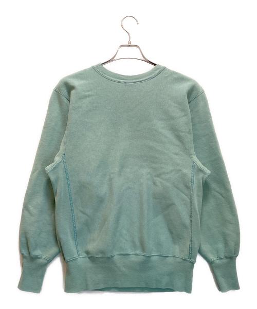 Champion REVERSE WEAVE（チャンピオン リバース ウィーブ）Champion REVERSE WEAVE (チャンピオン リバース ウィーブ) 90s刺繍スウェット ミントグリーン サイズ:MEDIUMの古着・服飾アイテム