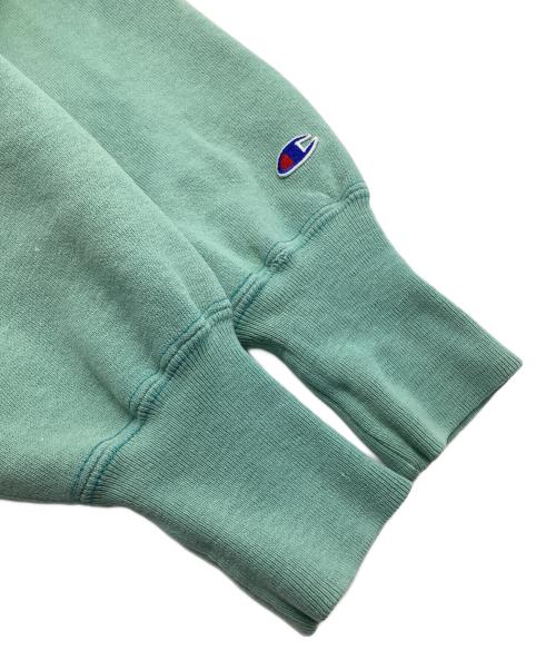 Champion REVERSE WEAVE（チャンピオン リバース ウィーブ）Champion REVERSE WEAVE (チャンピオン リバース ウィーブ) 90s刺繍スウェット ミントグリーン サイズ:MEDIUMの古着・服飾アイテム