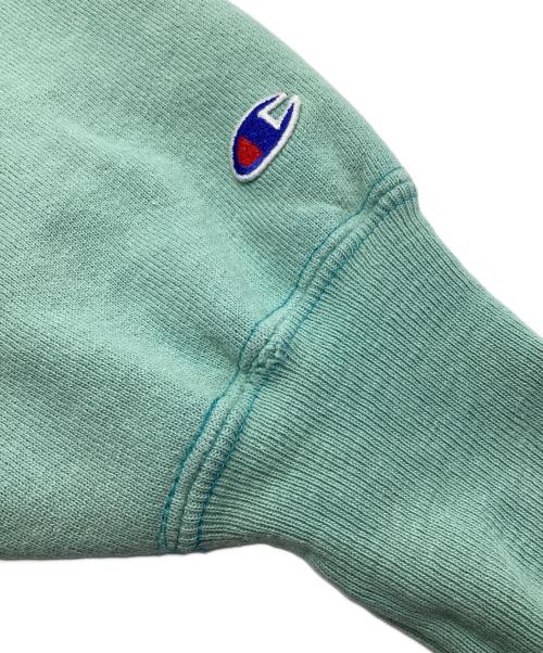 Champion REVERSE WEAVE（チャンピオン リバース ウィーブ）Champion REVERSE WEAVE (チャンピオン リバース ウィーブ) 90s刺繍スウェット ミントグリーン サイズ:MEDIUMの古着・服飾アイテム