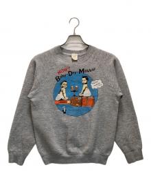 FRUIT OF THE LOOM（フルーツオブザルーム）の古着「ラグランプリントスウェット」｜グレー