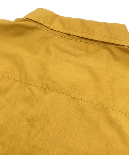 TENDERLOIN（テンダーロイン）TENDERLOIN (テンダーロイン) ロゴプリントオープンカラーシャツ イエロー サイズ:Mの古着・服飾アイテム