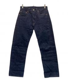 LEVI'S（リーバイス）の古着「66後期 501デニム ポケット裏チェーン スモールe 赤耳 ボタン裏刻印無し 70's 79年製 USA製」｜インディゴ