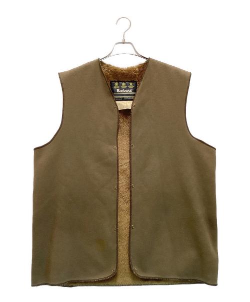 Barbour（バブアー）Barbour (バブアー) パイルライナーベスト　横3ワラントタグ ブラウン サイズ:C42/107cmの古着・服飾アイテム
