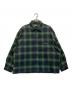 TIGHTBOOTH PRODUCTION（タイトブースプロダクション）の古着「OMBRE L/S SHIRT / オンブレ ロングスリーブ シャツ チェック フランネル 24AW」｜グリーン×ネイビー