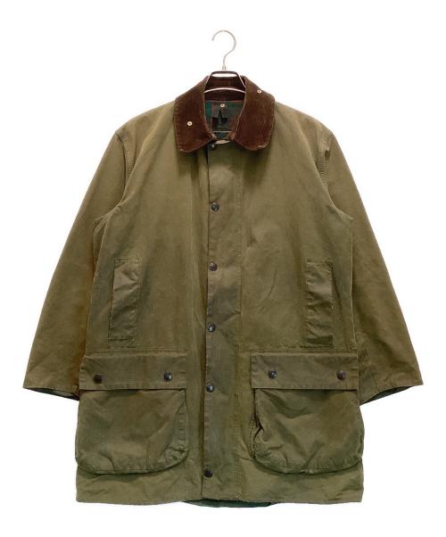 Barbour（バブアー）Barbour (バブアー) NORTHUMBRIA / ノーザンブリア オイルドコート 80's 2ワラントタグ イングランド製 カーキ サイズ:40/102cmの古着・服飾アイテム