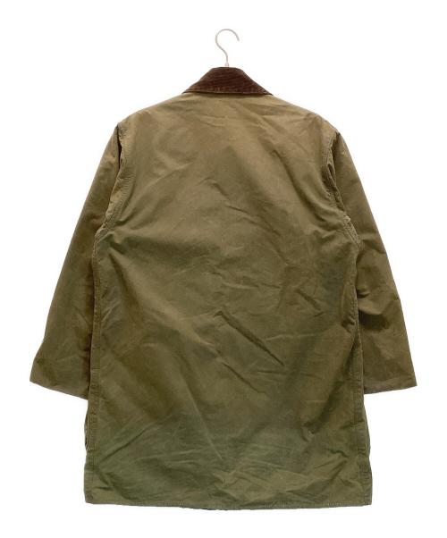 Barbour（バブアー）Barbour (バブアー) NORTHUMBRIA / ノーザンブリア オイルドコート 80's 2ワラントタグ イングランド製 カーキ サイズ:40/102cmの古着・服飾アイテム