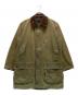 Barbour（バブアー）の古着「NORTHUMBRIA / ノーザンブリア オイルドコート 80's 2ワラントタグ イングランド製」｜カーキ
