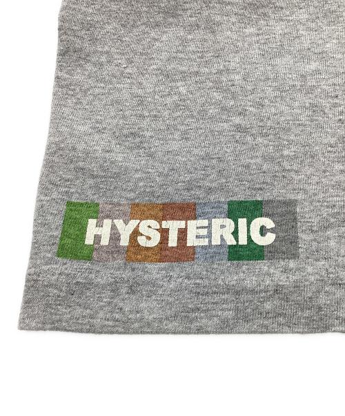Hysteric Glamour（ヒステリックグラマー）Hysteric Glamour (ヒステリックグラマー) プリントTシャツ グレー サイズ:Sの古着・服飾アイテム