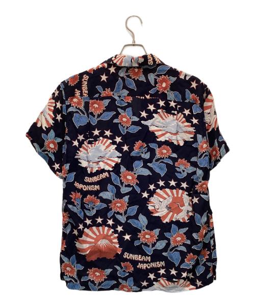 SASQUATCHfabrix.（サスクワッチファブリックス）SASQUATCHfabrix. (サスクワッチファブリックス) アロハシャツ ネイビー サイズ:Mの古着・服飾アイテム