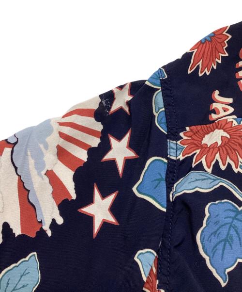 SASQUATCHfabrix.（サスクワッチファブリックス）SASQUATCHfabrix. (サスクワッチファブリックス) アロハシャツ ネイビー サイズ:Mの古着・服飾アイテム