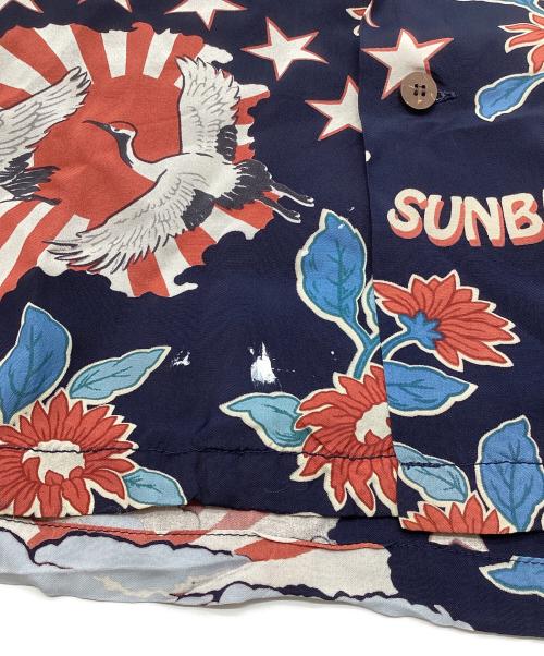 SASQUATCHfabrix.（サスクワッチファブリックス）SASQUATCHfabrix. (サスクワッチファブリックス) アロハシャツ ネイビー サイズ:Mの古着・服飾アイテム