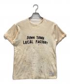 Porter Classicポータークラシック）の古着「ハンドワーク Tシャツ」｜アイボリー