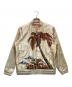 SASQUATCHfabrix.（サスクワッチファブリックス）の古着「スーベニアジャケット　スカジャン　フルジップ　シルク　12AW」｜ベージュ