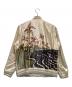 SASQUATCHfabrix. (サスクワッチファブリックス) スーベニアジャケット　スカジャン　フルジップ　シルク　12AW ベージュ サイズ:Medium：10000円