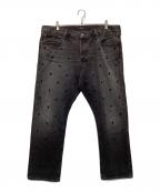 POLO RALPH LAURENポロ・ラルフローレン）の古着「ポニー刺繍デニムパンツ」｜ブラック