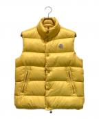 MONCLERモンクレール）の古着「ダウンベスト　スタンドカラー」｜イエロー