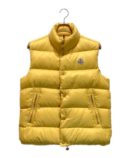 MONCLER（モンクレール）MONCLER (モンクレール) ダウンベスト　スタンドカラー イエロー サイズ:1の古着・服飾アイテム