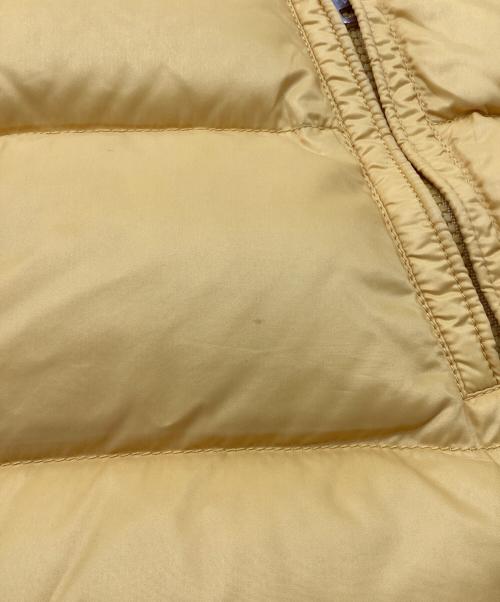 MONCLER（モンクレール）MONCLER (モンクレール) ダウンベスト　スタンドカラー イエロー サイズ:1の古着・服飾アイテム