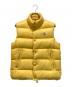 MONCLER（モンクレール）の古着「ダウンベスト　スタンドカラー」｜イエロー