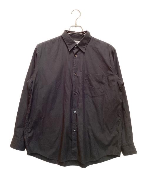 Graphpaper（グラフペーパー）Graphpaper (グラフペーパー) オーバーサイズレギュラーカラーシャツ ブラック サイズ:2の古着・服飾アイテム