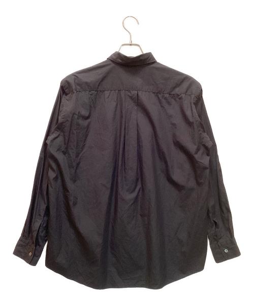 Graphpaper（グラフペーパー）Graphpaper (グラフペーパー) オーバーサイズレギュラーカラーシャツ ブラック サイズ:2の古着・服飾アイテム