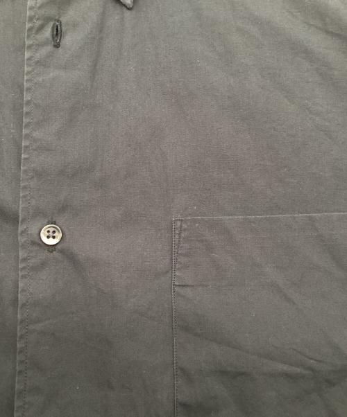 Graphpaper（グラフペーパー）Graphpaper (グラフペーパー) オーバーサイズレギュラーカラーシャツ ブラック サイズ:2の古着・服飾アイテム
