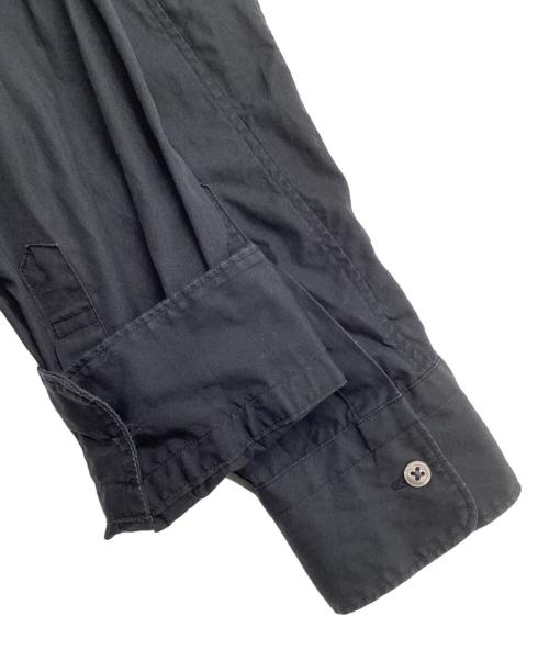 Graphpaper（グラフペーパー）Graphpaper (グラフペーパー) オーバーサイズレギュラーカラーシャツ ブラック サイズ:2の古着・服飾アイテム