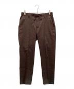 giab's ARCHIVIO×RINGジャブス アルキヴィオ×リング）の古着「MASACCIO 別注マサッチョ ストレッチ サキソニー 1プリーツ パンツ」｜カーキ