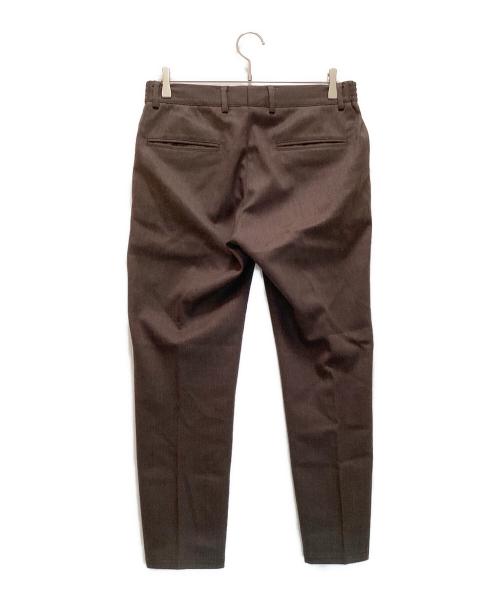 giab's ARCHIVIO（ジャブス アルキヴィオ）giab's ARCHIVIO (ジャブス アルキヴィオ) ring (リング) MASACCIO 別注マサッチョ ストレッチ サキソニー 1プリーツ パンツ カーキ サイズ:46の古着・服飾アイテム