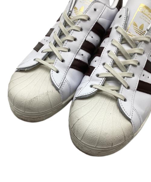 adidas（アディダス）adidas (アディダス) BILLY'S (（ビリーズ) SUPERSTAR 82 / スーパースター82 別注 ホワイト×グリーン サイズ:27の古着・服飾アイテム